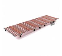 Folpus Lit de Camp Portable Pliant Banquette Lit d'Appoint Montage Facile en Quelques Pièces Support 150 Kg Tissu Oxford 600D Cadre Aluminium 7075 Adapté au, Rouge