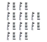Folpus Lot de 10 Colliers de Serrage pour clôtures pour Animaux de Compagnie, Boucles de Fixation pour Tubes, Armoire de Rangement pour clôtures pour Chiens, Blanc