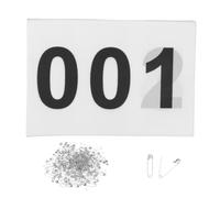 Folpus Lot de 100 dossards de Course à Pied, Grands numéros, Portables, résistants aux déchirures, fiables, dossards pour athlètes, pour événements Sportifs