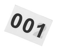 Folpus Lot de 100 dossards de Course, dossards de Sport Portables, réutilisables et résistants aux déchirures, Grands numéros pour événements Sportifs
