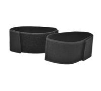 Folpus Lot de 2 Bandes Adhésives pour L'entraînement des Orteils en Gymnastique : Durabilité, élastiques de Résistance, équipement de Tumbling pour La Da, Noir