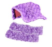 Folpus Lot de 2 Housses de Protection pour Patins à Glace, Légères, avec Serviette, pour L'entraînement Au Hockey, S, Violet