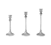 Folpus Lot de 3 bougeoirs en forme de candélabre pour décoration de maison, de ferme, de Noël, d'anniversaire