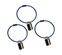 Folpus Lot de 3 Colliers à Clochettes pour Pâturage, Colliers Bruyants pour Moutons avec Clochettes pour Bétail, Chèvres Actives, Moutons et Animaux, S