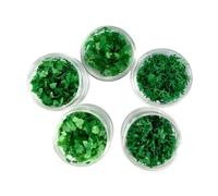 Folpus Lot de 5 feuilles de simulation à faire soi-même, kit de modèle décoratif léger à faire soi-même, scène d'herbe pour aménagement ferroviaire, jardins, Style A