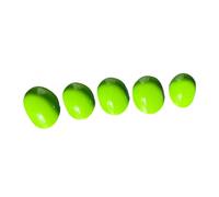 Folpus Lot de 5 protège-Doigts pour Patinage sur Glace, Boucles pour Doigts, Clips pour Patinage sur Piste Courte, Vert