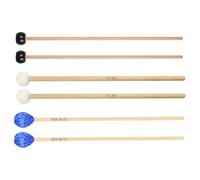 Folpus Lot de 6 baguettes de percussion légères avec manche en bois pour l'éducation musicale sur scène