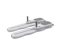 Folpus Machine de Ski Dispositif D'Entraînement des Jambes Appareil Musculation Multifonction Fessiers et Abdominaux Exercices du Bassin Support pour Pompes, Gris