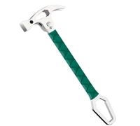 Folpus Maillet à griffes pliable, maillet à clouer polyvalent, pince à frapper, acier à haute teneur en carbone, arrache-clou à angle réglable et portable