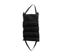 Folpus Mallette de Rangement pour Outils pour électriciens et Charpentiers avec Plusieurs Poches, Noir