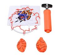 Folpus Mini Ensemble de Cerceaux de Basket-ball Suspendus, Cadre de Basket-ball Portable, Jouets de 'intérieur, Planche Murale de Basket-ball pour Por, 2 Basket-ball