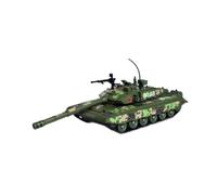Folpus Modèle de chariot blindé Trackler Crawler Chariot Decor de table réaliste Collectibles Véhicules blindés Battle Tank pour les enfants, Vert