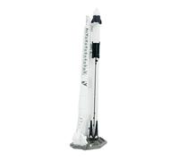 Folpus Modèle de fusée spatiale 1/200, jouet de vaisseau spatial décoratif, modèle de fusée volante pour garçons et filles