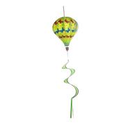 Folpus Montgolfière Manche à air Moulinet Jardin Décoration Suspendue Moulinet à Vent pour Décoration extérieure pour Les fêtes, Papillon