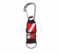 Folpus Mousqueton de Plongée avec Crochet et Sangle Attache d'Équipement Lanière Antiperte Porte-clés Accessoires Acier Inoxydable 316 Adapté aux Plongées Récréatives Apnée Activités