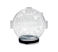 Folpus Muselière Transparente Anti-Morsure pour Chat, Capuche de toilettage Durable pour l'extérieur, Masque en Boule pour Rasage, Fournitures de Bain pour, m