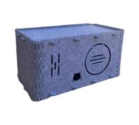 Folpus Niche pour Chat et Chaton, grattoir, Tunnel résistant aux Rayures pour Chats d'intérieur