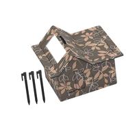 Folpus Niche pour Chats d'extérieur, Niche pour Chatons, Refuge pour Chats errants, nid pour Animaux de Compagnie communautaire, Motif de Feuilles