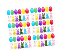 Folpus Oeufs de Pâques avec des animaux en peluche Favors DIY DIY DÉCORISATION DU BASE de BASEUR SHANDERS pour LES ENFANTS ANNIVERSAIRES AMIS, 36 Set
