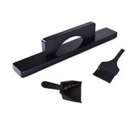 Folpus Outil de nettoyage de brosse de jeu de palets, balayage, pièce de rechange professionnelle, brosse de nettoyage légère, Noir