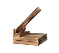 Folpus Outil de Presse de Tortilla de maïs de Presse de Tortilla en Bois, Outil Manuel de Presse de boulette de presseur de tortillera Mexicaine pour la, carré