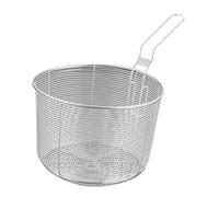 Folpus Panier à Frire en Acier Inoxydable Panier à friture Facile à Nettoyer, 17.5CM