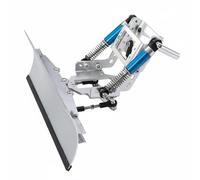 Folpus Pelle à Neige pour Voiture Télécommandée Élément Chasse-Neige RC Aluminium Anodisé Résistante Montage Personnalisable pour Véhicules 1/10 Adaptée aux, Argent