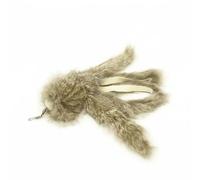 Folpus Peluche Chat Cuddle Jouet Chat Coussin Câlin Prise Proie Fibre Animale en de Lapin Douce pour Mordre Attraper et Transporter Adaptée aux Chats, Gris De Pieuvre en Poil De Lapin
