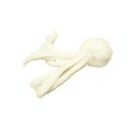 Folpus Peluche Chat Cuddle Jouet Chat Coussin Câlin Prise Proie Fibre Animale en de Lapin Douce pour Mordre Attraper et Transporter Adaptée aux Chats, Blanc