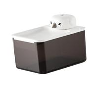 Folpus Pet Water Dish Chat Water Bowl Silencieux pour Les Chats, Distributeur d'eau Interactive sans Fil pour Chiens pour Les Approvisionnements pour Animaux