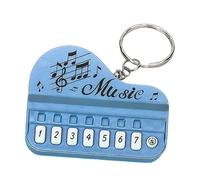 Folpus Piano Clavier Pendentif Porte-clés Mini Doigt Porte-clés pour Professeur, Bleu
