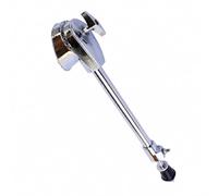 Folpus Pied Réglable Robuste Jambe Grosse Caisse Réglable Noir Argent Éperon Grosse Caisse pr Baeurs, Scène