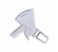 Folpus Pince Adipomètre Caliper Mesure Pli Cutané Instrument Évaluation Corporelle Plastique Règle 0 à 80 Mm Ressort Unique, Grand Pied À Coulisse À Plis Cutanés Blanc Ressort Unique