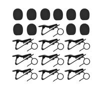 Folpus Pinces pour, accessoires portables, pinces pour fil de, bonnettes anti-vent en mousse, 7.5 Mm