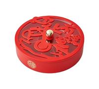 Folpus Plateau de service compartimenté avec couvercle, idéal pour les amuse-gueules, les biscuits et les fruits secs, parfait pour la Fête du Printemps et