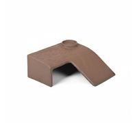 Folpus Plateforme de Baignade pour Rampe Pont Abri Tunnel en Céramique Dense Argile Robuste Zone Supérieure pour Végétaux Adaptée aux Aquariums Terrariums Observation Tranquille, Simple