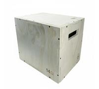 Folpus Plateforme de Saut d'Entraînement Boîte de Pliométrie Step d'Exercice Caisse de Saut Banc d'Entraînement en Bois de Chêne avec Construction Robuste et