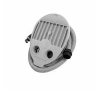 Folpus Pompe à Air à Pédale Pompe de Pied Gonfleur Dégonfleur Accessoire Gonflable Compact Légère 700 G Manche 140 Cm Fonctionnement sans Courant Adaptée à, Pompe À Pied Q5, 5 litres, Gris