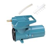Folpus Pompe à Air D'aquarium Pompe à Air DC 12V, Fontaine, Aquaculture, Outil Hydroponique Commercial Pompe à Air D'aquarium en Métal, 12V 18W, 165x76x99mm