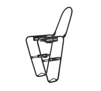 Folpus Porte-Bagages Avant pour Vélo Compatible Sacoche Latérale Structure Robuste en Aluminium Montage Stable Grande Capacité Adapté Longue Distance, Pas de Porte-Bagages Avant