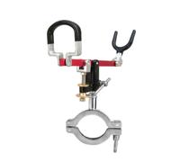 Folpus Porte-Canne à Pêche Support Bateau Pince Ajustable sur Tube Rond Bras Orientable et Verrouillage Ferme Métal Conçu pour Milieux Marins Mains Libres , 60mm , Base De Pêche en Bateau Modèle C