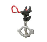 Folpus Porte-Canne à Pêche Support Bateau Pince Ajustable sur Tube Rond Bras Orientable et Verrouillage Ferme Métal Conçu pour Milieux Marins Mains Libres , 60mm , Base De Pêche en Bateau [Modèle A]