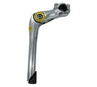 Folpus Potence à Plongeur en Alliage D'aluminium, Potence à Plongeur, Accessoire de Vélo à Extension Réglable, Rehausseur de Guidon de Vélo Haute Perform, Argent