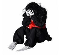 Folpus Ppée Esprit Pleureuse en Résine Effraya Accessoire Scène d'halloween Thématique Figurine d'halloween pr Maisons Haées, Soirées Costumées, Noir