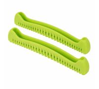 Folpus Protège Patins à Glace Couvre Garde Patin Housse en Caoutchouc Ajusté Maintien Stable sans Glisser Ventilation à Motifs Dentelés Compatible, JB436 Vert, Moyen 34-40