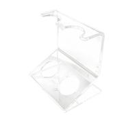 Folpus Range-couverts Acrylique Transparent Rangement Fourchette Porte-cuillere Support Ustensiles Multi-fonctionnel et Résistant Rangement Ordonné Adapté, 9.25 Cm X 6.5 Cm X