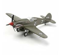 Folpus Réplique d'avion à l'Échelle Assemblage Maquette Plastique Chasseur P-40 Détails Historiques Montage Colle Adaptée Collection Bureau Décoration, Flying Tigers 23rd