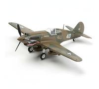 Folpus Réplique d'avion à l'Échelle Assemblage Maquette Plastique Chasseur P-40 Détails Historiques Montage Colle Adaptée Collection Bureau Décoration, Flying Tigers Panda