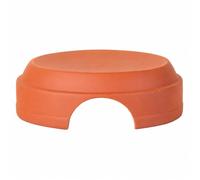 Folpus Reptile Hiding Cave Refuge Abri Terracotta Entrée Voûtée Forme Dôme Fonction Convient pour Vivarium Terrarium Décoration Animaux Exotiques, Moyen