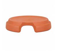 Folpus Reptile Hiding Cave Refuge Abri Terracotta Entrée Voûtée Forme Dôme Fonction Convient pour Vivarium Terrarium Décoration Animaux Exotiques, Petit